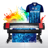 Imprimante à sublimation grand format de 1.8m I3200 XP600 Machine d'impression de t-shirts à transfert de chaleur pour vêtements en polyester à vitesse rapide