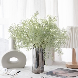 Bouquet de fleurs artificielles CallaFloral blanc et vert en PVC pour décoration intérieure, mariage et arrangement domestique - Product Image 1