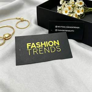 Etichetta Personalizzata con Nome del Marchio in Lamina d'Oro ad Alto Contrasto per Abbigliamento Streetwear <span class=keywords><strong>di</strong></span> Marchi <span class=keywords><strong>di</strong></span> Moda Rapida - Product Image 1