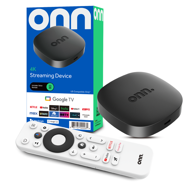 ONN 4K Allwinner H313 Quad Core Android 14.0 TV Stick 2GB RAM 16GB ROM Supports 4K HDR10+ WIFI6 BT 5.0 Ethernet