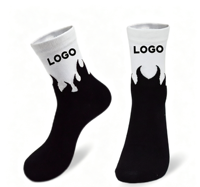 Chaussettes de sport personnalisées en coton tricoté avec soutien de la voûte plantaire, respirantes, antibactériennes, séchage rapide, pour le sport, la course à pied, le quotidien et les loisirs.