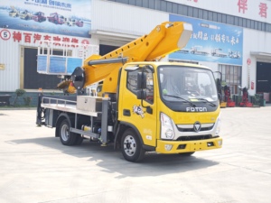 Plataforma Elevadora Hidráulica de 33.8M para Trabajo Aéreo, Camión Elevador de 28M para Operaciones en Altura, Camión con Cesta Elevadora - Product Image 2