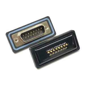 Connecteur D-SUB 15 broches mâle étanche de haute qualité, type à souder, étanchéité IP67, connecteur Db 15p - Product Image 2