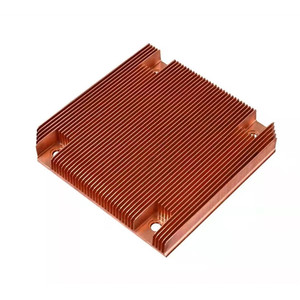 Disipador de calor de cobre y aluminio hecho a medida, mecanizado por CNC, con tubo de aire refrigerado por aire para disipación de calor. - Product Image 1