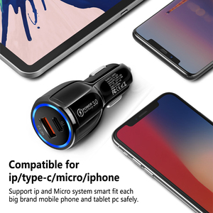 <span class=keywords><strong>Cargador</strong></span> de Coche USB Eonline PD con Carga Rápida QC3.0 para iPhone 14 13 Pro Xiaomi Samsung, <span class=keywords><strong>Cargador</strong></span> de Coche <span class=keywords><strong>Tipo</strong></span> <span class=keywords><strong>C</strong></span> para Teléfono Móvil - Product Image 3