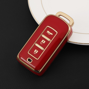 เคสใส่กุญแจรถมิตซูบิชิ Xpander <span class=keywords><strong>attrage</strong></span> L200จากโรงงานโดยตรงอุปกรณ์เสริมรถยนต์ประเทศไทยสายสีทองการป้องกัน TPU ที่ดีที่สุด - Product Image 2