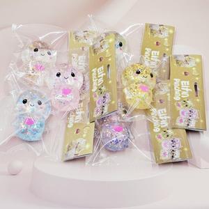 Ours en peluche Maltose Elf avec paillettes dorées, en TPE et silicone, jouet de décompression à rebond lent pour enfants - Product Image 2