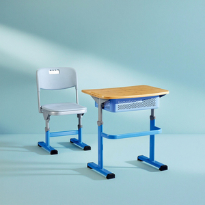 Hot Sale High Quality Modern Metal <b>Adjustable</b> School Classroom Student Desk and Chair ST-0709A School Chair Classroom <b>Table</b> Desk - Product Image 2