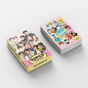 92 pièces/ensemble GMM Thai CP HD Photocards, cartes holographiques imprimées recto-verso, cartes postales en boîte Singto Dew Gun Ohm <span class=keywords><strong>Nanon</strong></span>, cadeau pour fans - Product Image 1