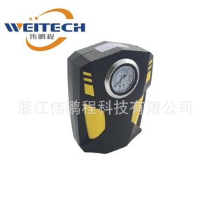Weitech Portable Tire Inflator 12V Single Cylinder With Pressure Gauge For <b>Car</b> Motorcycle - Product Image 4