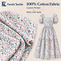 Tissu sergé en coton micro-fleuri imprimé numériquement sur mesure Heritage, haute résistance 335 g/m², pour sacs, ameublement et artisanat