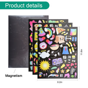 Jeux <span class=keywords><strong>de</strong></span> puzzle magnétiques pour enfants Jouets éducatifs magnétiques Aimant <span class=keywords><strong>de</strong></span> réfrigérateur personnalisé avec coupe Kiss - Product Image 2