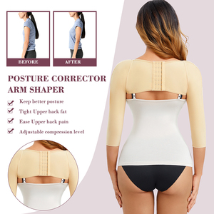 <span class=keywords><strong>Bras</strong></span> personnalisé pour femmes, manches amincissantes, manches <span class=keywords><strong>de</strong></span> <span class=keywords><strong>bras</strong></span> <span class=keywords><strong>de</strong></span> <span class=keywords><strong>Compression</strong></span> <span class=keywords><strong>de</strong></span> Post-chirurgie Lipo, correcteur <span class=keywords><strong>de</strong></span> Posture, hauts vêtements <span class=keywords><strong>de</strong></span> forme - Product Image 2
