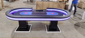 Nuovo Tavolo <span class=keywords><strong>da</strong></span> Poker Personalizzabile 96/102/110 Pollici Popolare per Casinò, Tavolo <span class=keywords><strong>da</strong></span> Gioco Cinese per Casa 2026 - Product Image 4