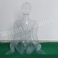 Pas cher Transparent Pvc Gonflable Sexy Jouet Gonflable Fille Poupée Gonflable pour Les Ventes