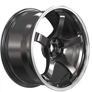 Ruedas <span class=keywords><strong>de</strong></span> Aleación <span class=keywords><strong>de</strong></span> Aluminio <span class=keywords><strong>de</strong></span> 5 Radios con Acabado en <span class=keywords><strong>Blanco</strong></span>, Negro, Dorado, Bronce, Morado y Verde para Advan GT Beyond - Product Image 2