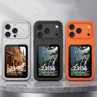 Coque de téléphone mobile NFC intelligente à écran E-Ink, personnalisable (DIY) avec photos et vidéos, pour iPhone 17 Pro Max, 16, 15 Pro – Nouveauté 2026, Vente Flash