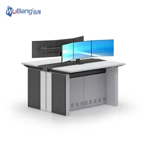 Produsen Cina kustom cerdas kontrol furnitur konsol operasi kontrol pusat meja konsol kamar untuk Bank