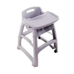 Chaise de repas en plastique, haute qualité, pour bébé équipement de Restaurant