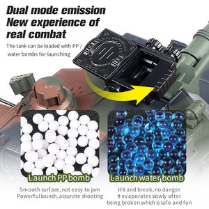 Escala 1:18 U.<span class=keywords><strong>S</strong></span>. M1A2 Abrams RC tanque modelo 60 minutos tiempo de juego con batalla y bala de fuego y función de humo tanque juguetes Hobby y regalo - Product Image 5