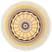 Tapis de Souris Écologique Style Tapis Oriental Magnifique, Tapis de Souris Miniature Antidérapant, Accessoires de Bureau Élégants en Stock