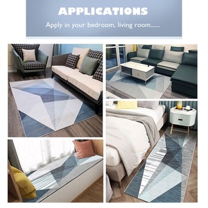 Alfombrillas esponjosas de estilo nórdico para sala de estar, alfombras de área grande, populares, nuevas - Product Image 4