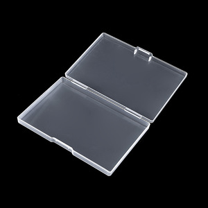 Transparent Rectangular <b>Plastic</b> Storage <b>Box</b> 14.5x10x1.7cm With Lid For Jewelry Nail Art Hardware Organization - Product Image 3