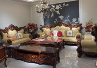 Meuble TV Loews de style américain simple en bois d'Okoumé du Gabon, avec rangement et organisation, pour salon, meuble de sol domestique