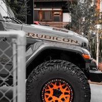 Lantsun 2 autocollants de protection de capot de voiture pour Jeep Wrangler Rubicon Unlimited 4x4, accessoires de tuning automobile, film vinyle, décalcomanies JL1336
