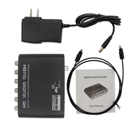 Nouveau décodeur audio numérique 5.1 CH amélioré, convertisseur SPDIF coaxial optique vers RCA analogique pour barre de son home cinéma, PS5, Xbox