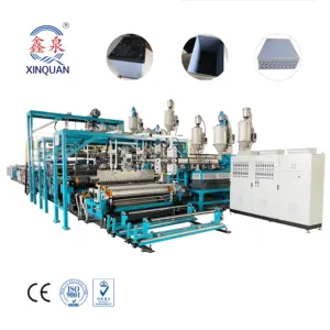High Quality Plastic Honeycomb board bubble sheet extruder cabinet bubble panel plastic extrusion making machine production line