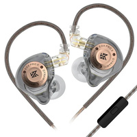 Écouteurs KZ EDX Pro X 1DD HiFi Bass, écouteurs intra-auriculaires dynamiques, moniteur intra-auriculaire, écouteurs EDX PRO filaires 3,5 mm