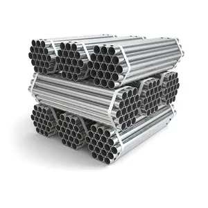 21.3mm-323.8mm Customization Diameter Size HDG Steel Pipe Hot Dipped Galvanized Steel Tubes