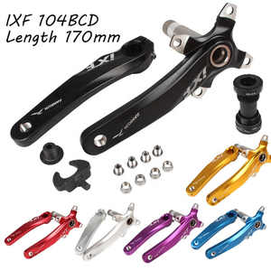 Juego de Bielas IXF <span class=keywords><strong>para</strong></span> Bicicleta de Montaña/Carretera, 170 mm, Brazo de Biela Integrado con Soporte Inferior y Plato CNC de 104bcd, Biela <span class=keywords><strong>para</strong></span> Bicicleta de Montaña - Product Image 2