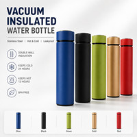 Bouteille Thermos de luxe isolée sous vide, en acier inoxydable, 500ml, Thermos à Double paroi, tasse à café, pour voyage, avec Logo personnalisé