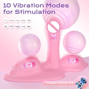 XLN Sit Ride Dildo Vibrator Remote Control 10 Getaran G-Spot Klitoris Anal Prostat Stimulasi Saddle USB Rechargeable Tahan Air - Product Image 3