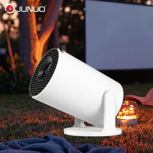 Junuo Hot Bán Hy300 Pro + Mini Chiếu 1080P Xách Tay <span class=keywords><strong>Android</strong></span> 11 Thông Minh TV LED Thông Minh Rạp Hát Tại Nhà Máy Chiếu 170 Lumens 180 - Product Image 1