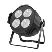 Éclairage de scène 4*50W, contrôle DMX, faisceau blanc chaud, quatre yeux LED COB PAR pour réunions, concerts, fêtes