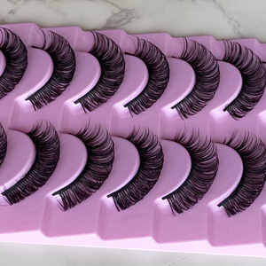 Vente en gros de marque privée 10 paires de faux cils 5D vison Faux cils naturels Faux cils de vison bande <span class=keywords><strong>russe</strong></span> cils - Product Image 2