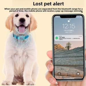 Collier de suivi en temps réel pour animaux de compagnie, étanche, en plastique, GPS, iOS et Android, anti-perte, pour chats et chiens, avec housse en silicone IP67, autonomie de 1 an - Product Image 3