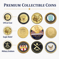 Moneda de desafío personalizada, con diseño de Águila Presidencial de la Marina y Barco USS, esmaltada, grabada en 3D y 2D, de metal coleccionable, regalo conmemorativo OEM