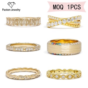 925 스털링 실버 링 밴드 도매 가격 패턴 조각 여성 웨딩 밴드 - Product Image 6