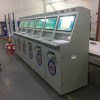 Printer laporan pemeriksaan radiologi Rumah Sakit Terminal layanan mandiri mesin All-in-one SDK dalam ruangan mendukung kapasitif 10 titik