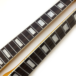 Mástil de guitarra ST de arce satinado de 22 trastes con headstock grande y ribete blanco - Product Image 5