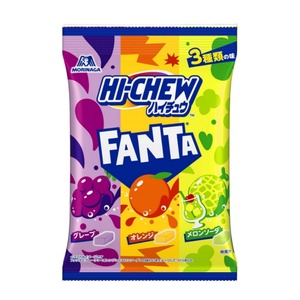 Makanan ringan Jepang <span class=keywords><strong>Hi</strong></span> mengunyah jus buah Sandwich permen Gummy anggur stroberi rasa buah susu permen - Product Image 1