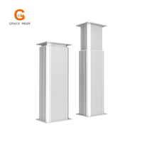 Bureau réglable en hauteur 500mm actionneurs haute fonction pied de table synchrone 24v dc colonne de levage électrique télescopique linéaire