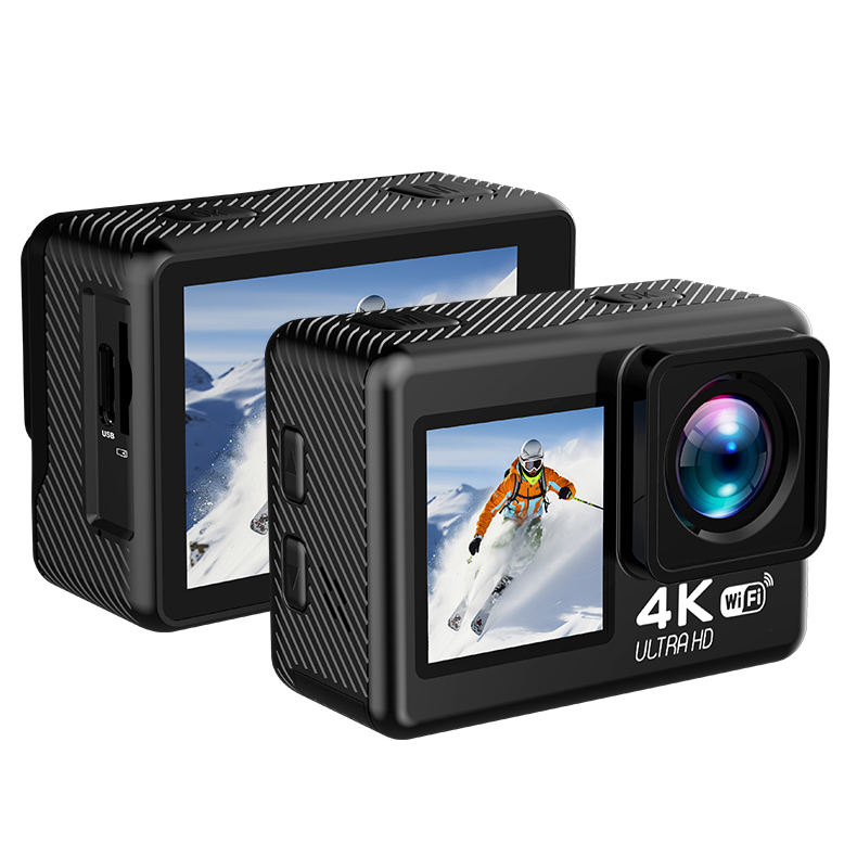 4K WiFi Waterproof Action Camera with Noise Cancellation 20 MP Sport Recorder HD 4K CMOS Imaging Sensor
