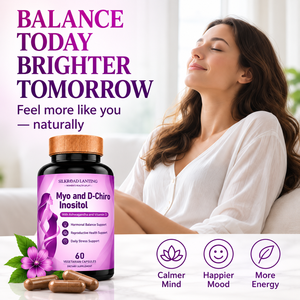 Suplemento de Mioinositol con Vitamina D y Mezcla Botánica, Fórmula Profesional OEM para la Salud Femenina y el Apoyo Ovárico - Product Image 2