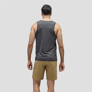 Canotta da Uomo Personalizzata in 100% Lana Merino Superfine, Traspirante, ad Asciugatura Rapida, Anti-Odore, Strato Base per Escursionismo e Campeggio - Product Image 3