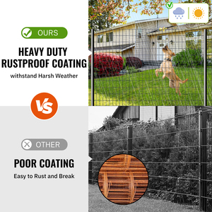 Black <b>Plastic</b> Coated Welded Wire <b>Mesh</b> Roll with Square Grid for Poultry Fence and Bird Protection - Product Image 6